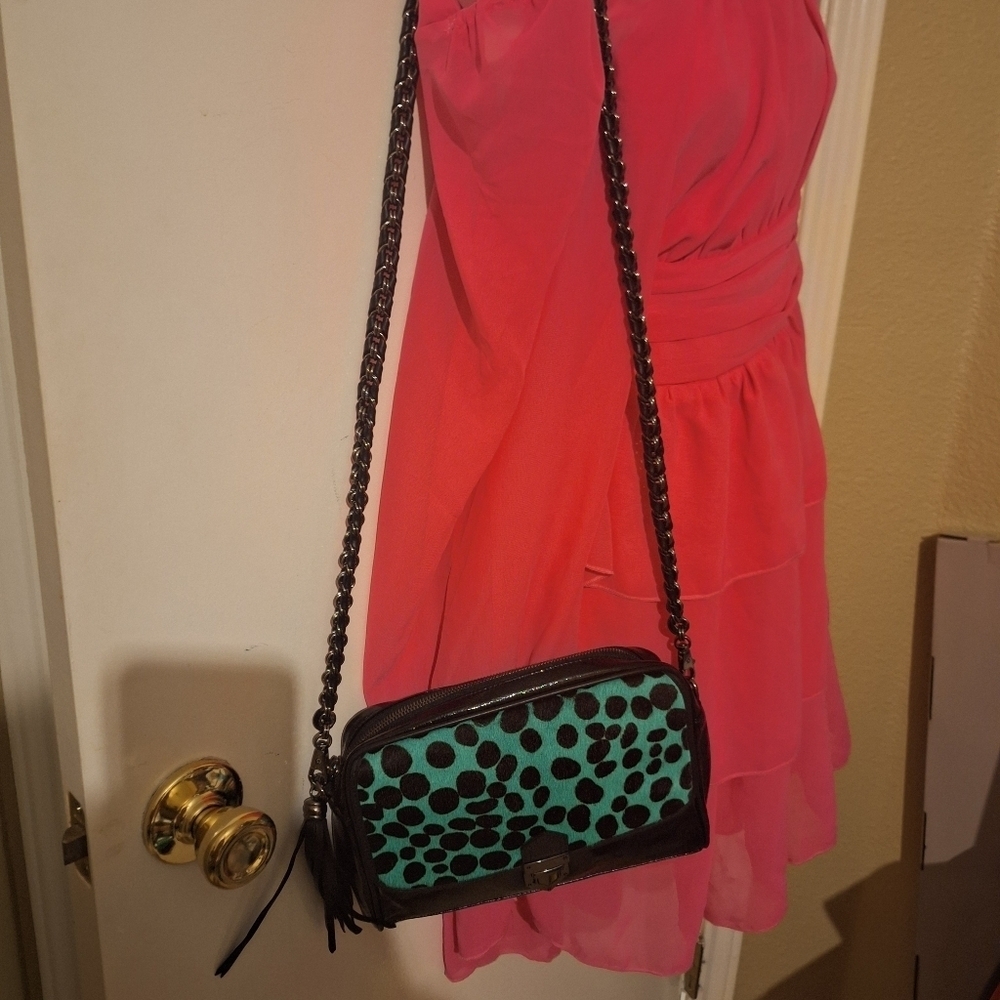 Eric Javits Black and Green Crossbody Bag - Picture 3 of 12